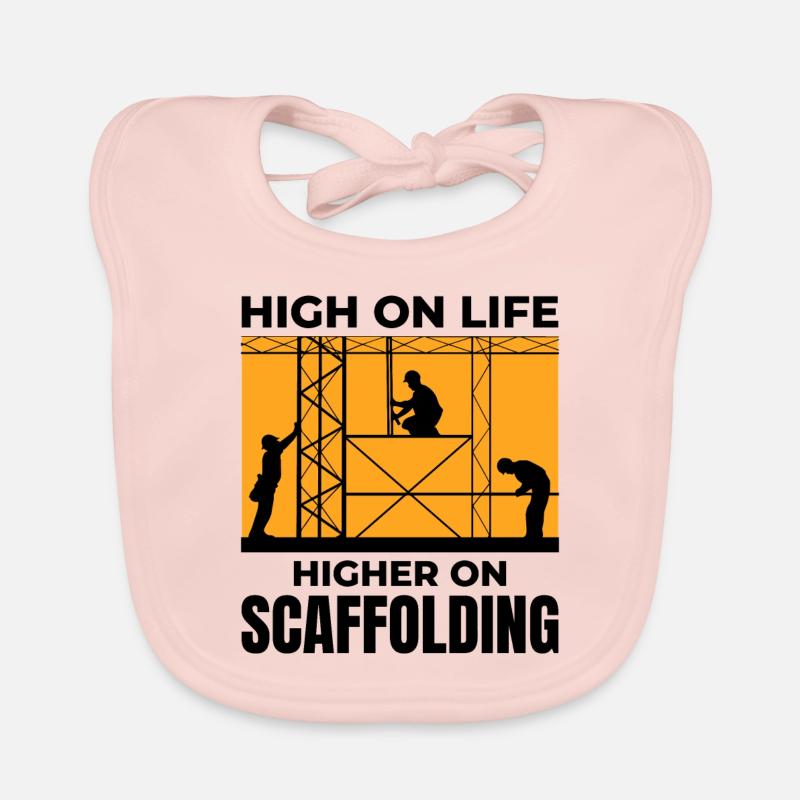 Scaffolder Scaffold Builder Scaffolding Platform Organic Baby Bibs