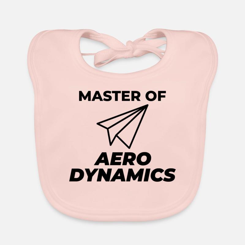 Aerospace Engineer Flight Mechanics Plane Airplane Organic Baby Bibs