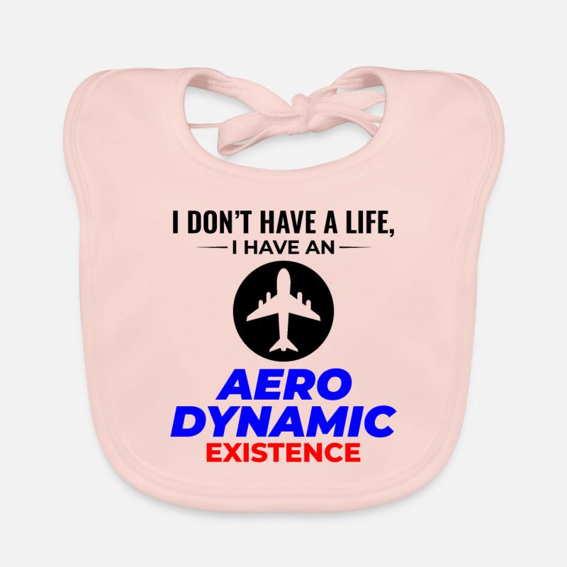 Aerospace Engineer Flight Mechanics Plane Airplane Organic Baby Bibs