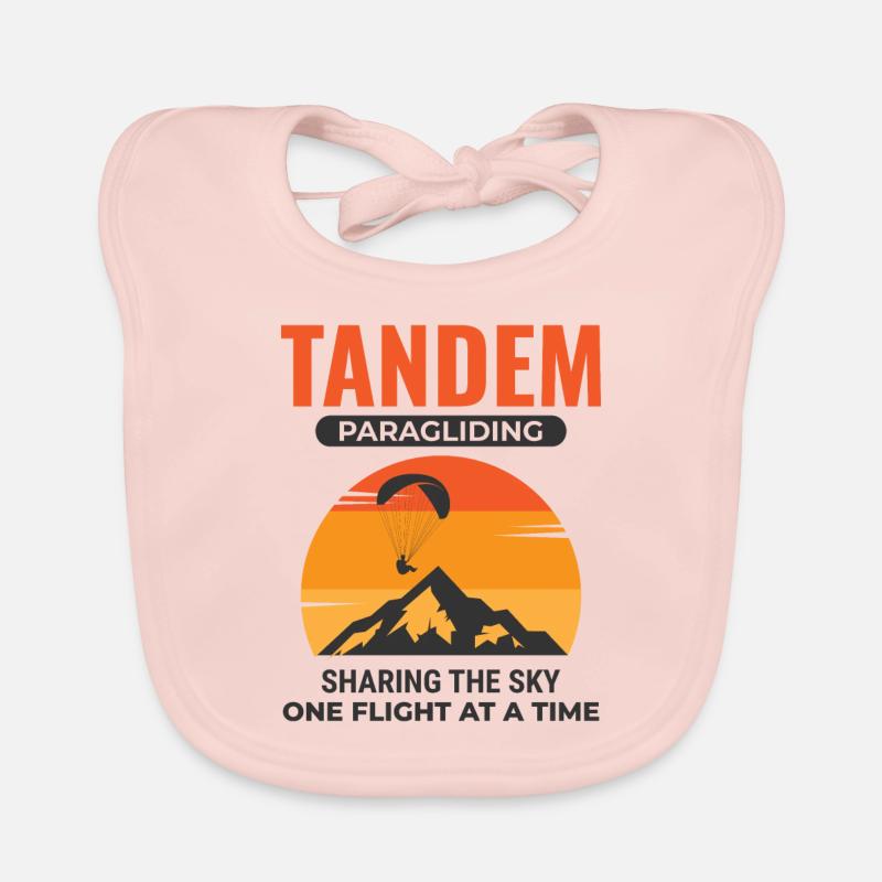 Tandem Gleitschirm Pilot Gleitschirm Extremsport Baby Bio-Lätzchen