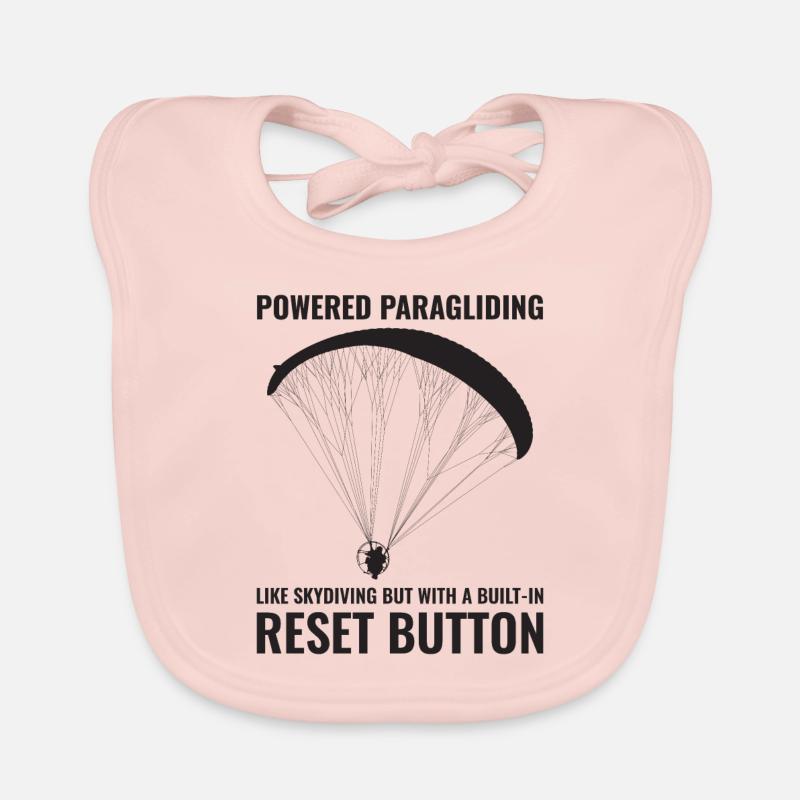 Paramotor Pilot Paramotoring Powered Paraglider Organic Baby Bibs