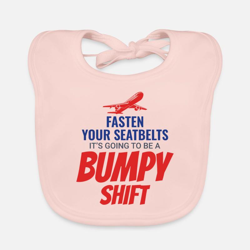 Flugbegleiter Flugbegleiter Flugcabin Crew Personal der Fluggesellschaft Baby Bio-Lätzchen