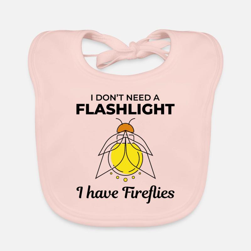 Fireflies Firefly Lightning Bug Insect Collector Organic Baby Bibs