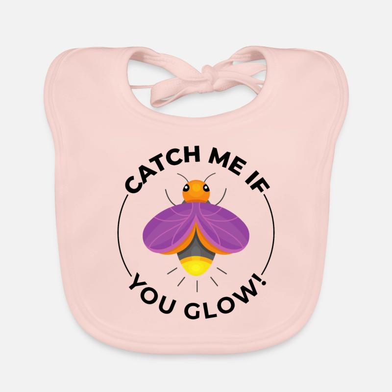 Fireflies Firefly Lightning Bug Insect Collector Organic Baby Bibs