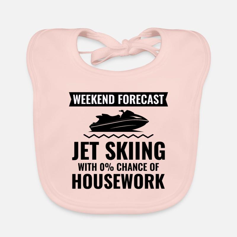 Jet Skiing Weekend Getaway Organic Baby Bibs