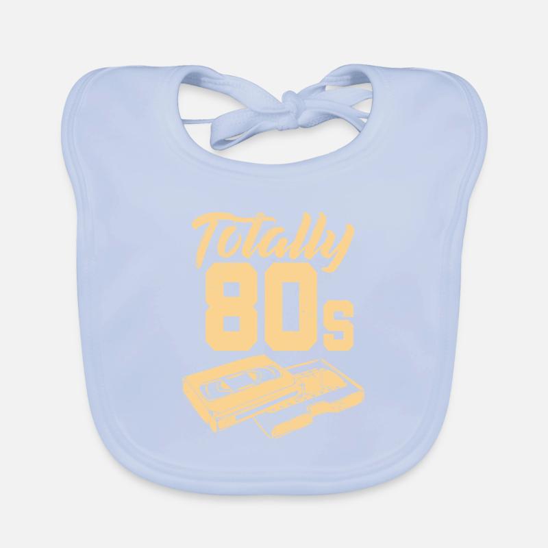 Totally 80s Vitage Retro Total 80er Baby Bio-Lätzchen