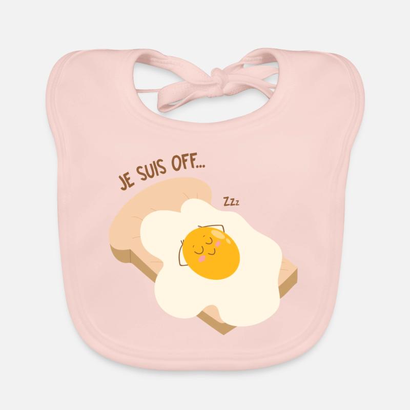 Ei schläft Baby Bio-Lätzchen