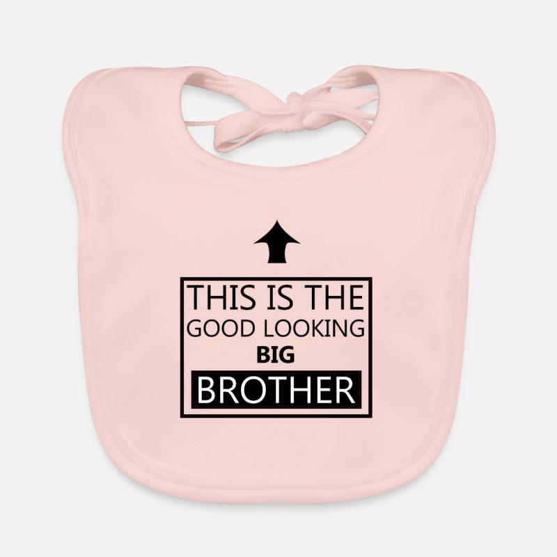 Bruder - Baby Bio-Lätzchen - Rose