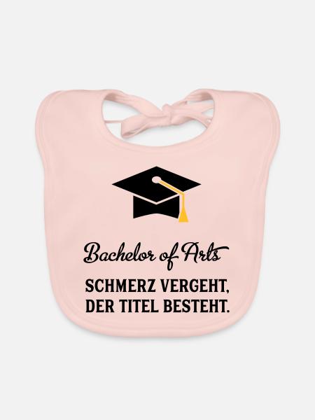 bachelorofarts - Baby Bio-Lätzchen - Rose