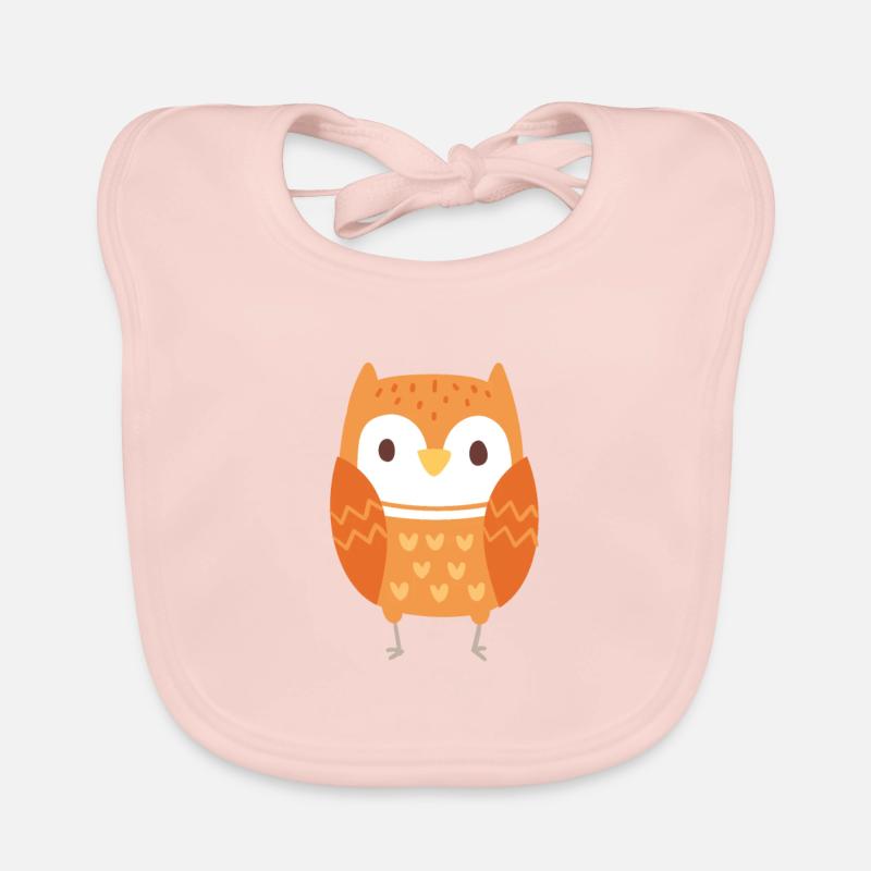 Eule Baby Bio-Lätzchen