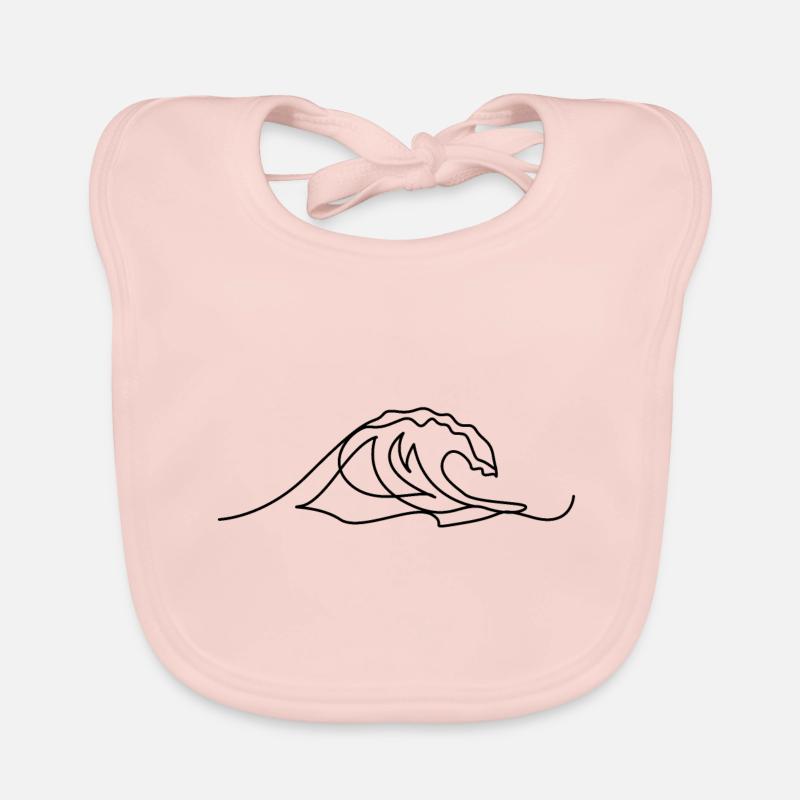vague Bavoir bio Bébé