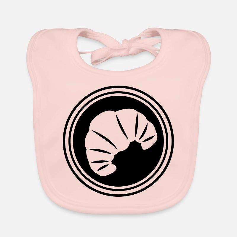 Icône croissant Bavoir bio Bébé