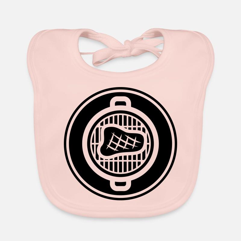 Steak Meat Organic Baby Bibs