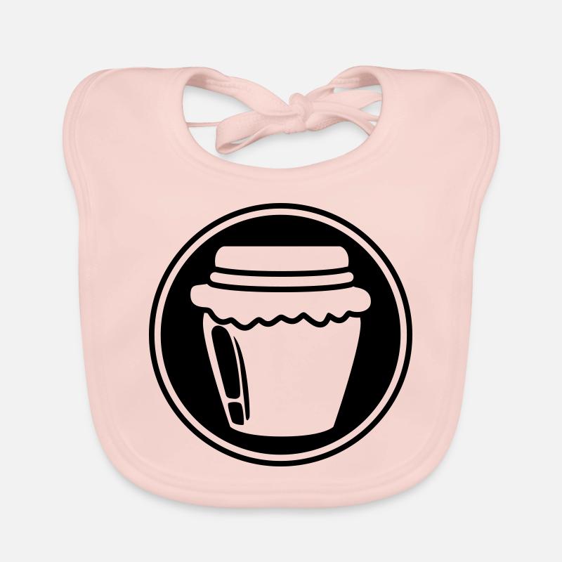 Symbole de confiture de miel Bavoir bio Bébé