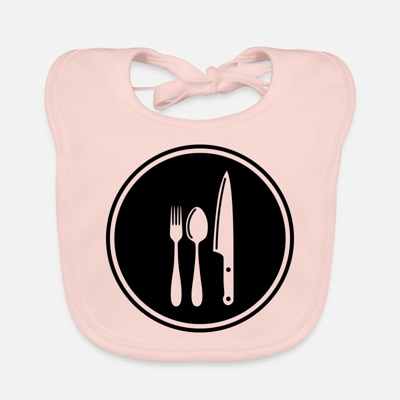Gabel Besteck Baby Bio-Lätzchen
