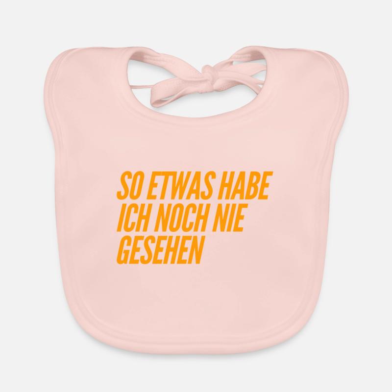 das sehe ich zum ersten Mal Baby Bio-Lätzchen