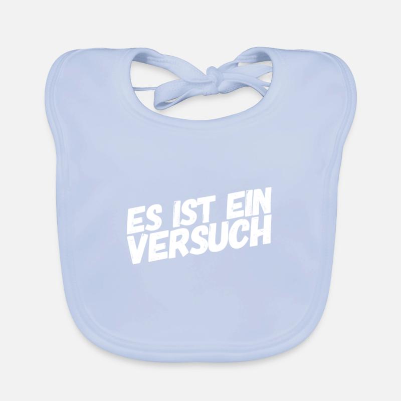 es ist ein Versuch Baby Bio-Lätzchen