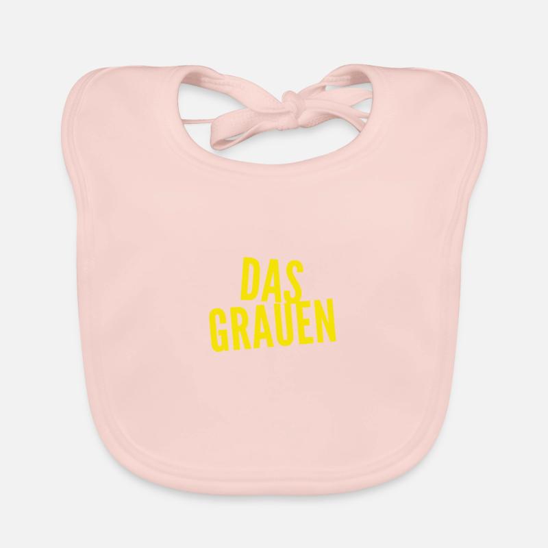 das Grauen bin ich Baby Bio-Lätzchen