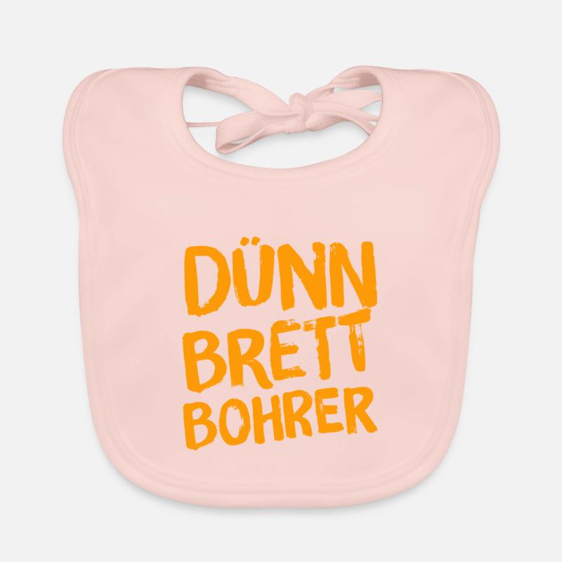 ich bin ein Dünnbrettbohrer Baby Bio-Lätzchen