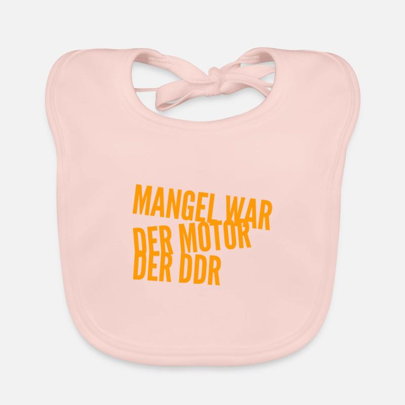 der Motor der DDR - Baby Bio-Lätzchen - Rose