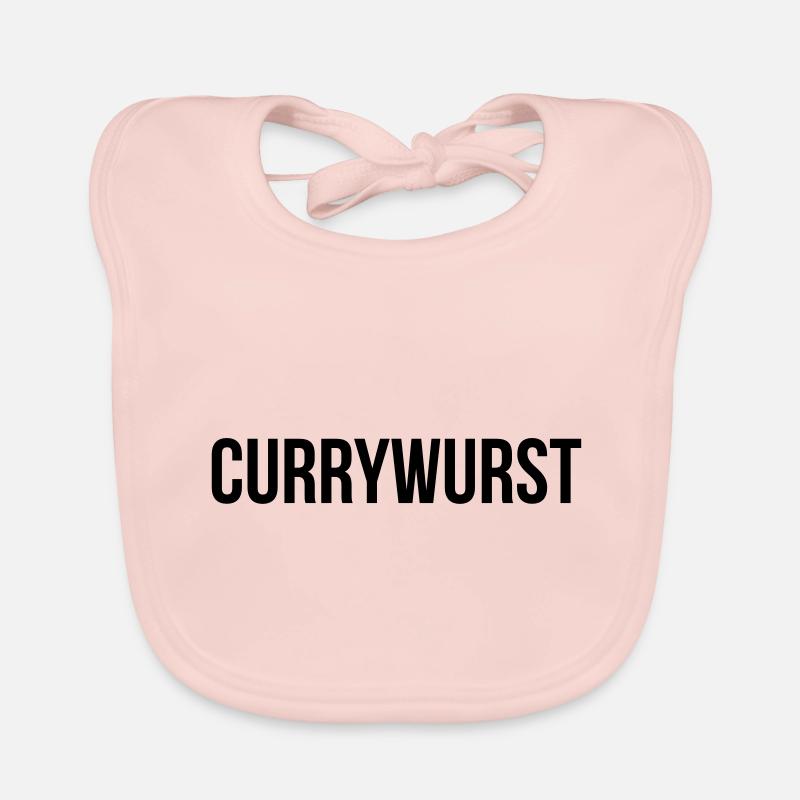 Currywurst Baby Bio-Lätzchen