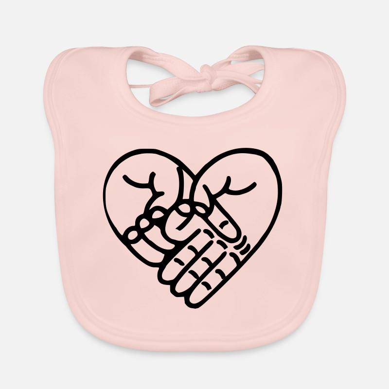 Lel herz Baby Bio-Lätzchen