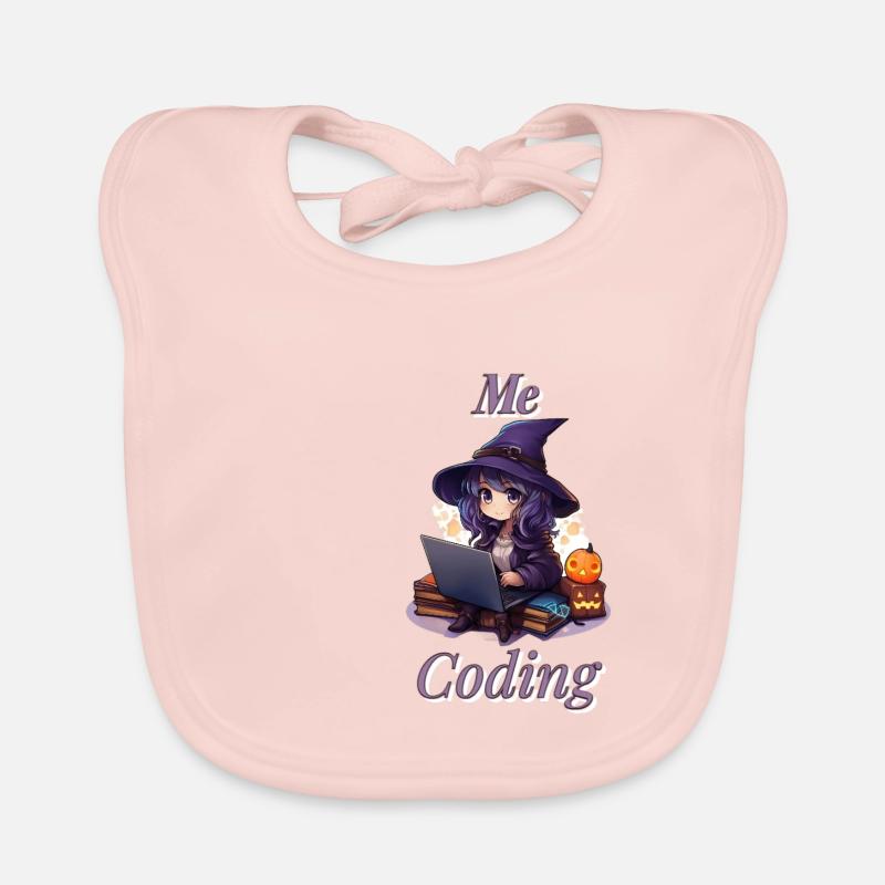 « WitchCode: Design inspiré de l’anime » Bavoir bio Bébé