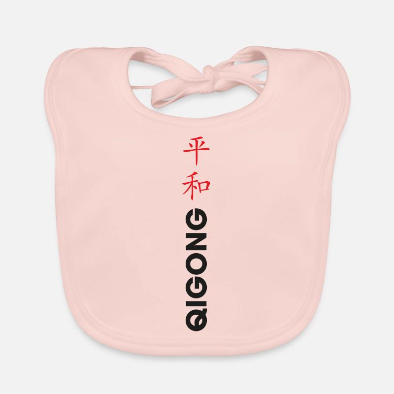 qigong Schrift Baby Bio-Lätzchen