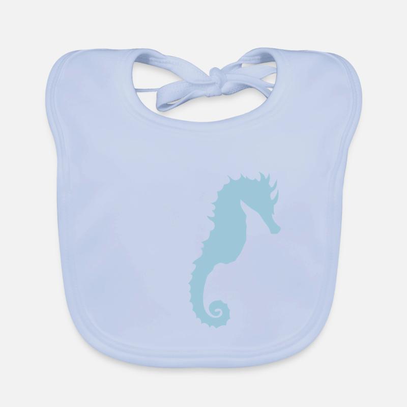 hippocampe forme 0 Bavoir bio Bébé