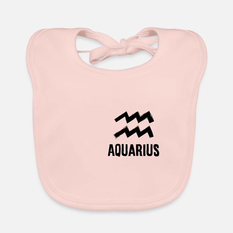 Sternzeichen Aquarius Zeichen Geschenk Idee Baby Bio-Lätzchen