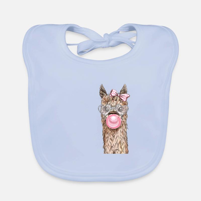 Lama lama alpaga no problemama probllama Bavoir bio Bébé