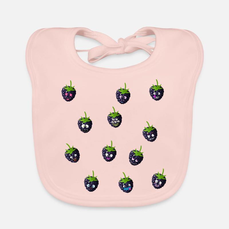 Blackberries Organic Baby Bibs