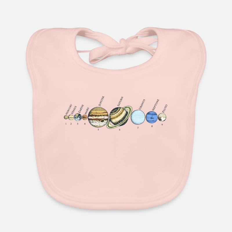 Solar System Astrophysic Planets, Solar System Organic Baby Bibs