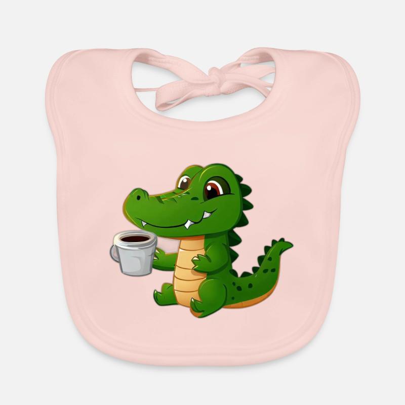 Coffee Crocodile Organic Baby Bibs