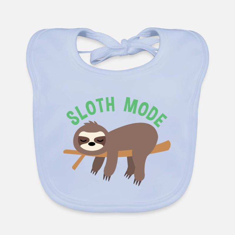 MODE SLOTH Bavoir bio Bébé