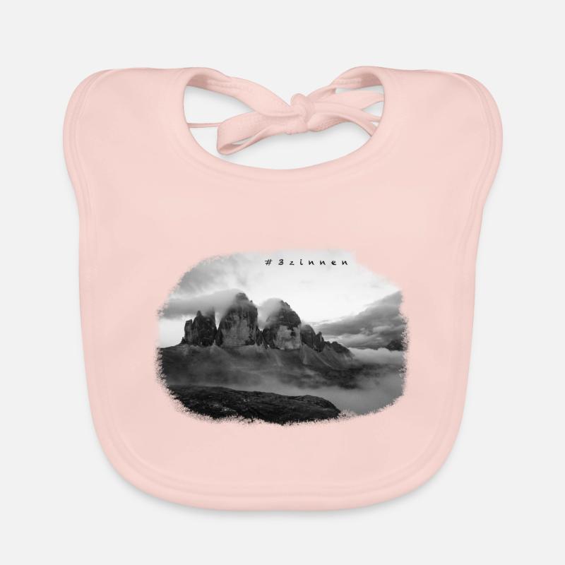 3Zinnen - Baby Bio-Lätzchen - Rose