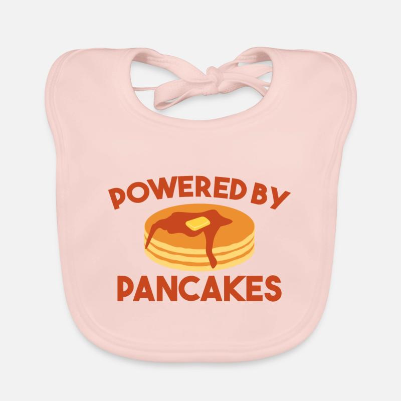 Powered by Pancakes Baby Bio-Lätzchen