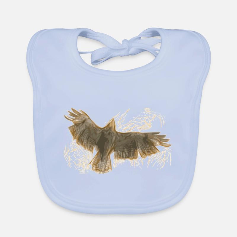 oiseau de proie Bavoir bio Bébé