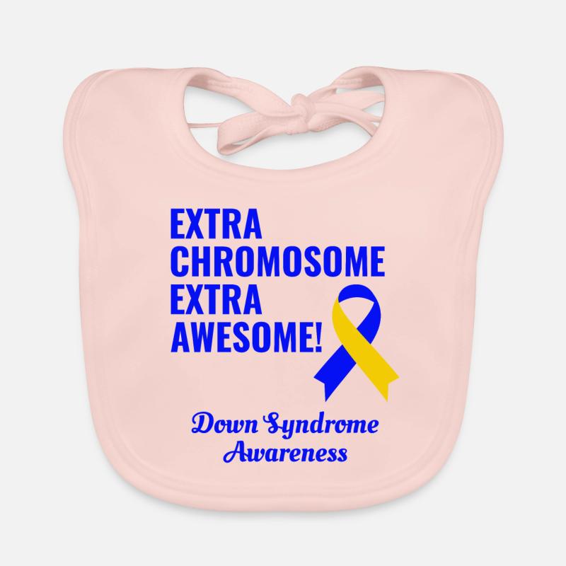 Down-Syndrom-Tag Extra Chromosom Extra Awesome Baby Bio-Lätzchen