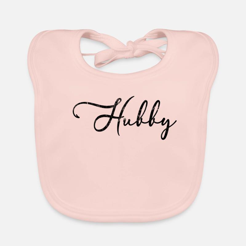 Hubby Husband Ehemann Married Baby Bio-Lätzchen