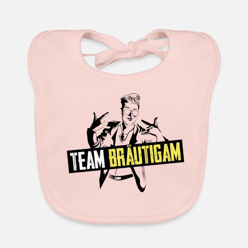bachelor cool groom Organic Baby Bibs