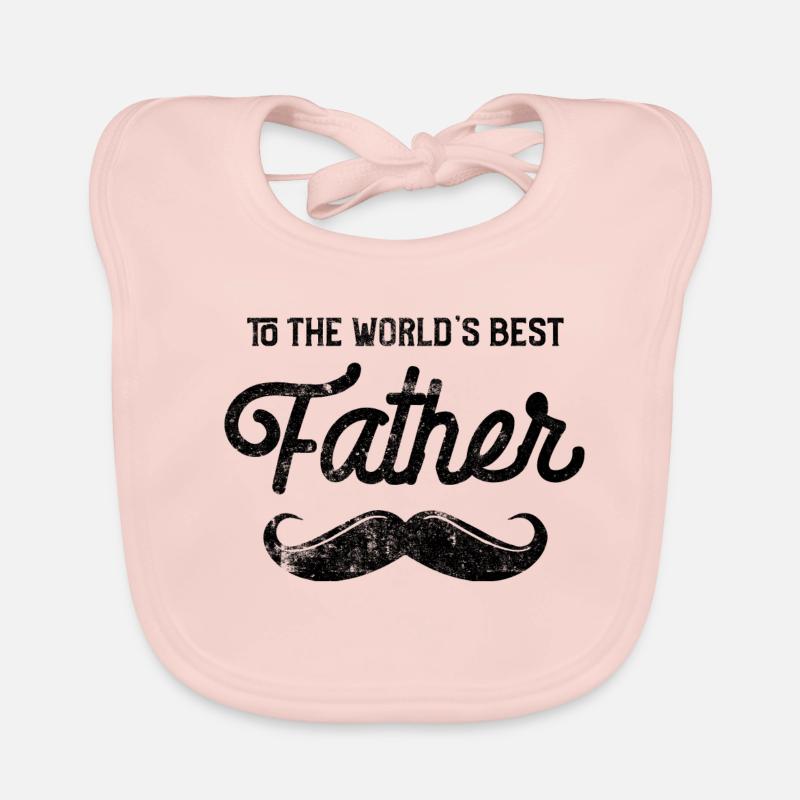 Weltbester Papa Baby Bio-Lätzchen