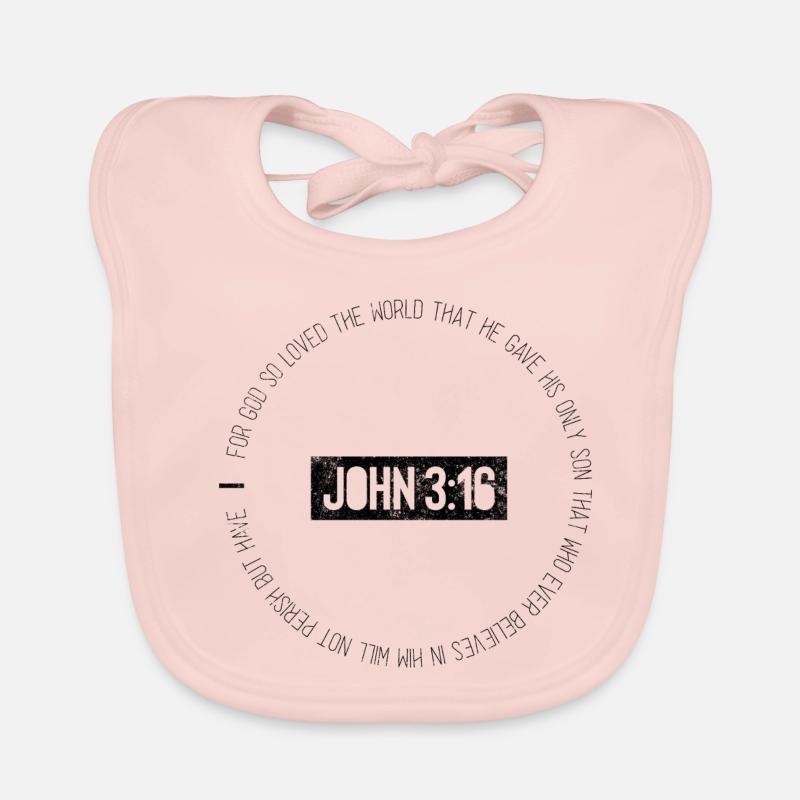 Jesus glaube spruch Baby Bio-Lätzchen