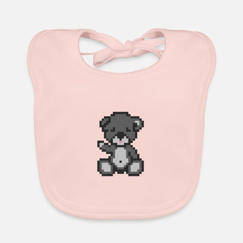 Pixel Bear Storm Bavoir bio Bébé