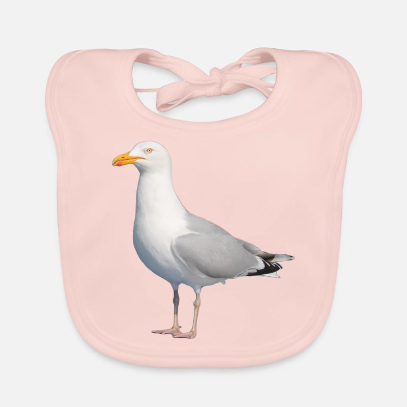 Möwe__Nordisch Baby Bio-Lätzchen