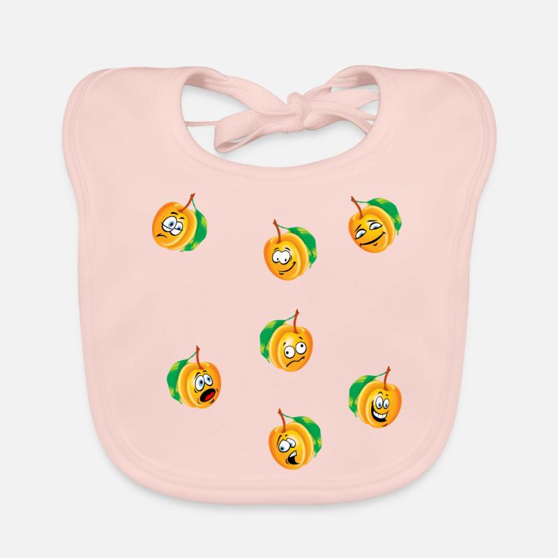 Abricot Bavoir bio Bébé