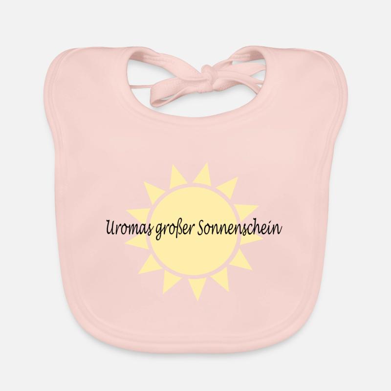 Uromas großer Sonnenschein Baby Bio-Lätzchen