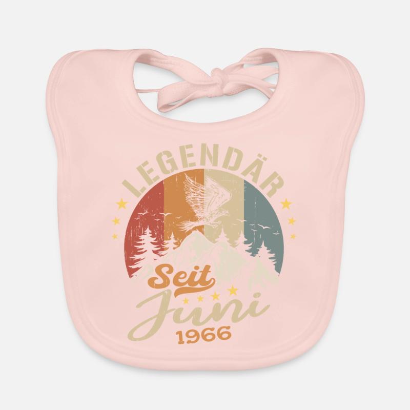 Legendär seit Juni 1966 - Geburtstag 1966 Baby Bio-Lätzchen