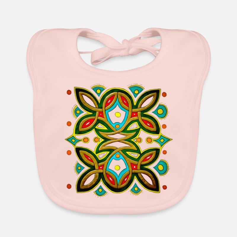 Entrelac d'or Bavoir bio Bébé