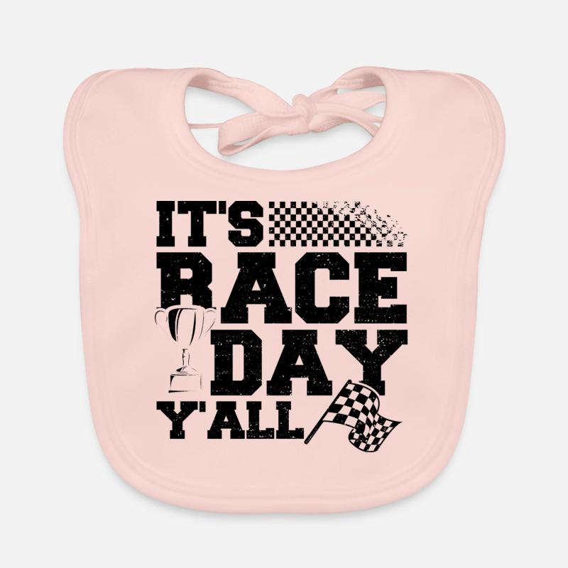 La course de La Race Y’All Bavoir bio Bébé